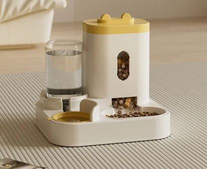 Smart Feeder & Water Fountain for Pets – Hassle-Free Feeding for Cats & Dogs