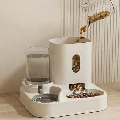 Smart Feeder & Water Fountain for Pets – Hassle-Free Feeding for Cats & Dogs