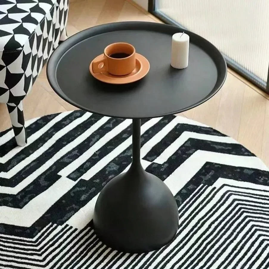 Nordic Mini Round Table – Modern Accent for Any Space