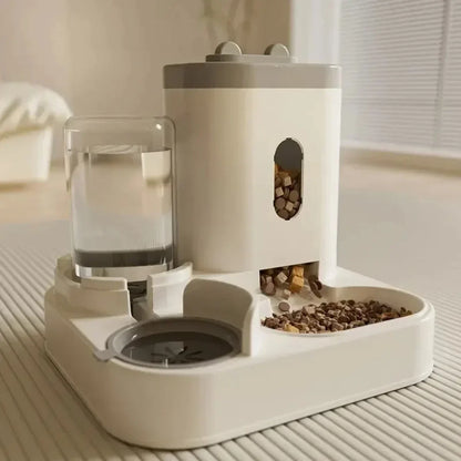 Smart Feeder & Water Fountain for Pets – Hassle-Free Feeding for Cats & Dogs