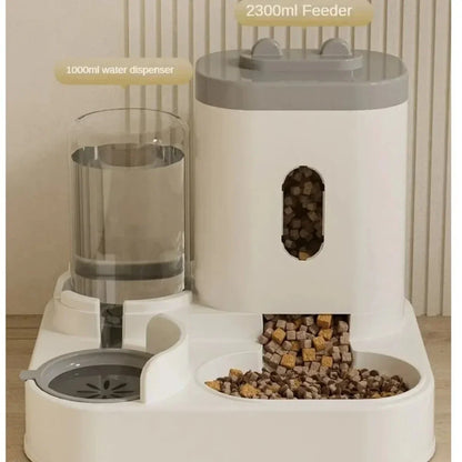 Smart Feeder & Water Fountain for Pets – Hassle-Free Feeding for Cats & Dogs